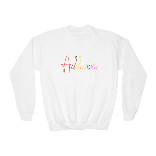 Addison - Youth Crewneck Sweatshirt