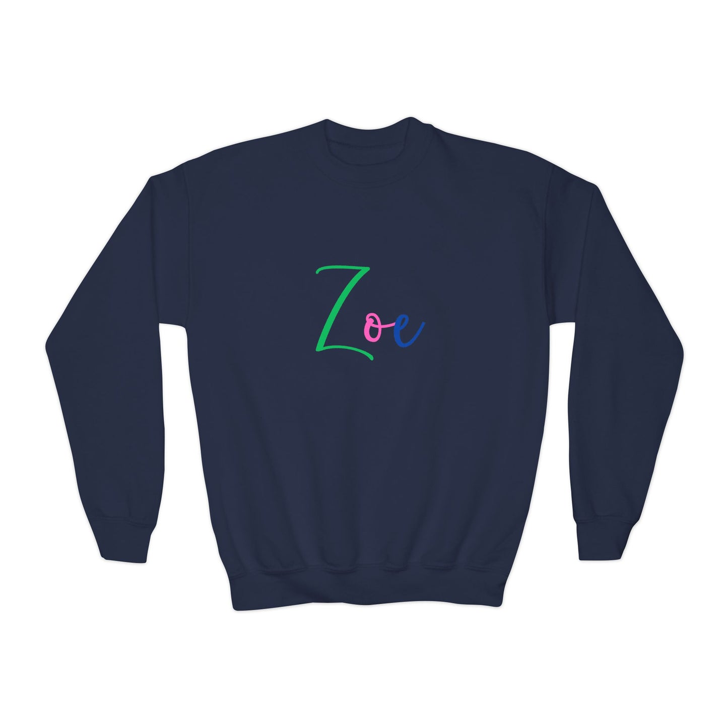 Zoe - Youth Crewneck Sweatshirt