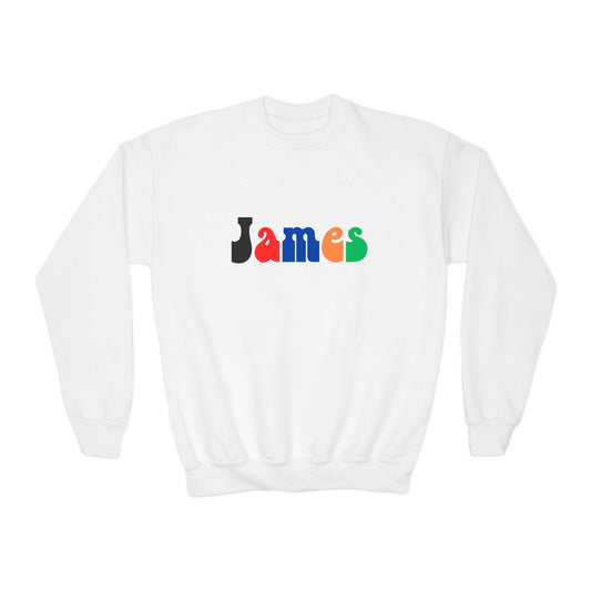 James - Youth Crewneck Sweatshirt