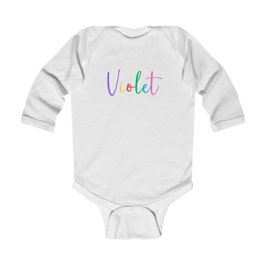 Violet - LS Onesie