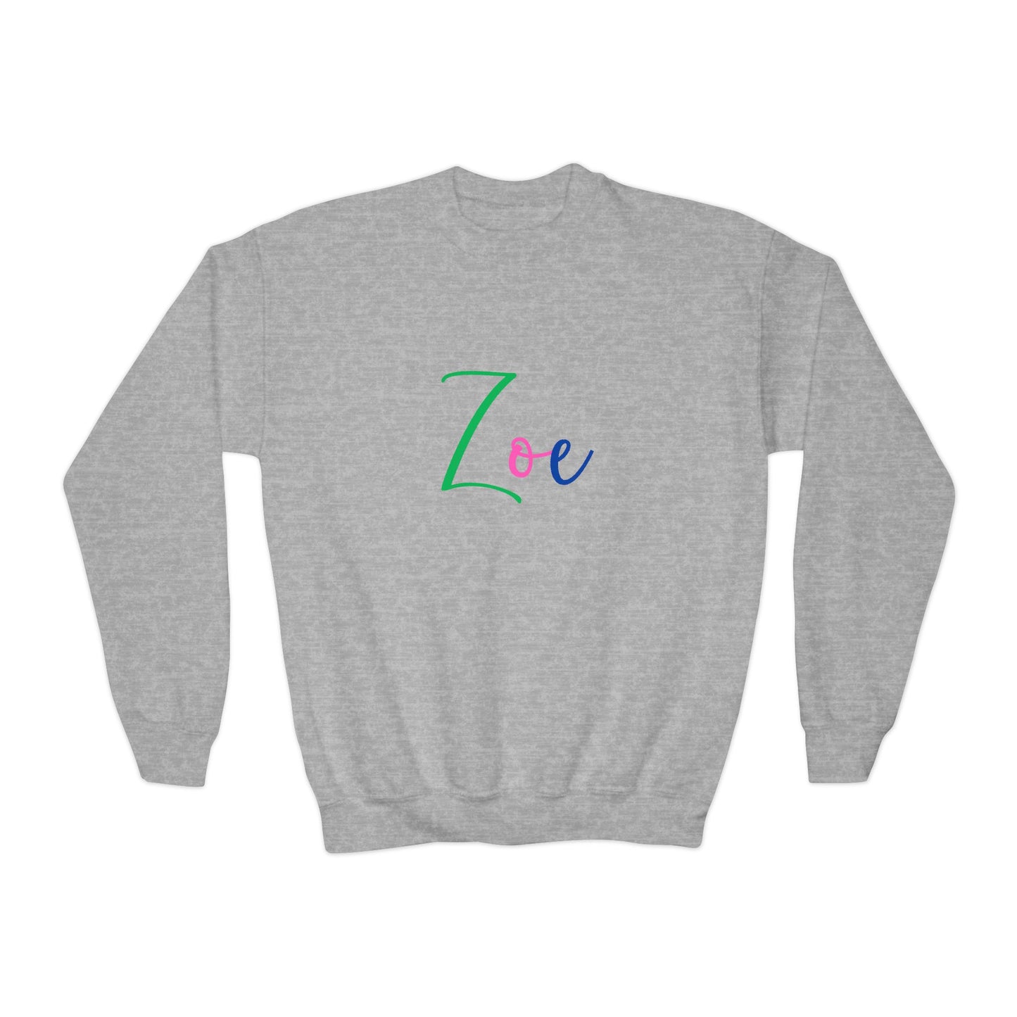 Zoe - Youth Crewneck Sweatshirt