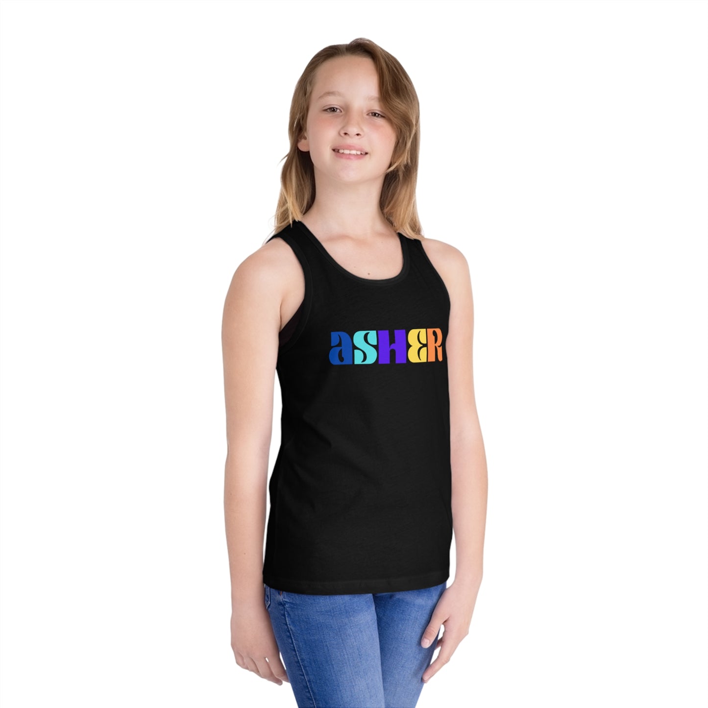 Asher - Kid's Jersey Tank Top