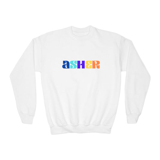 Asher - Youth Crewneck Sweatshirt