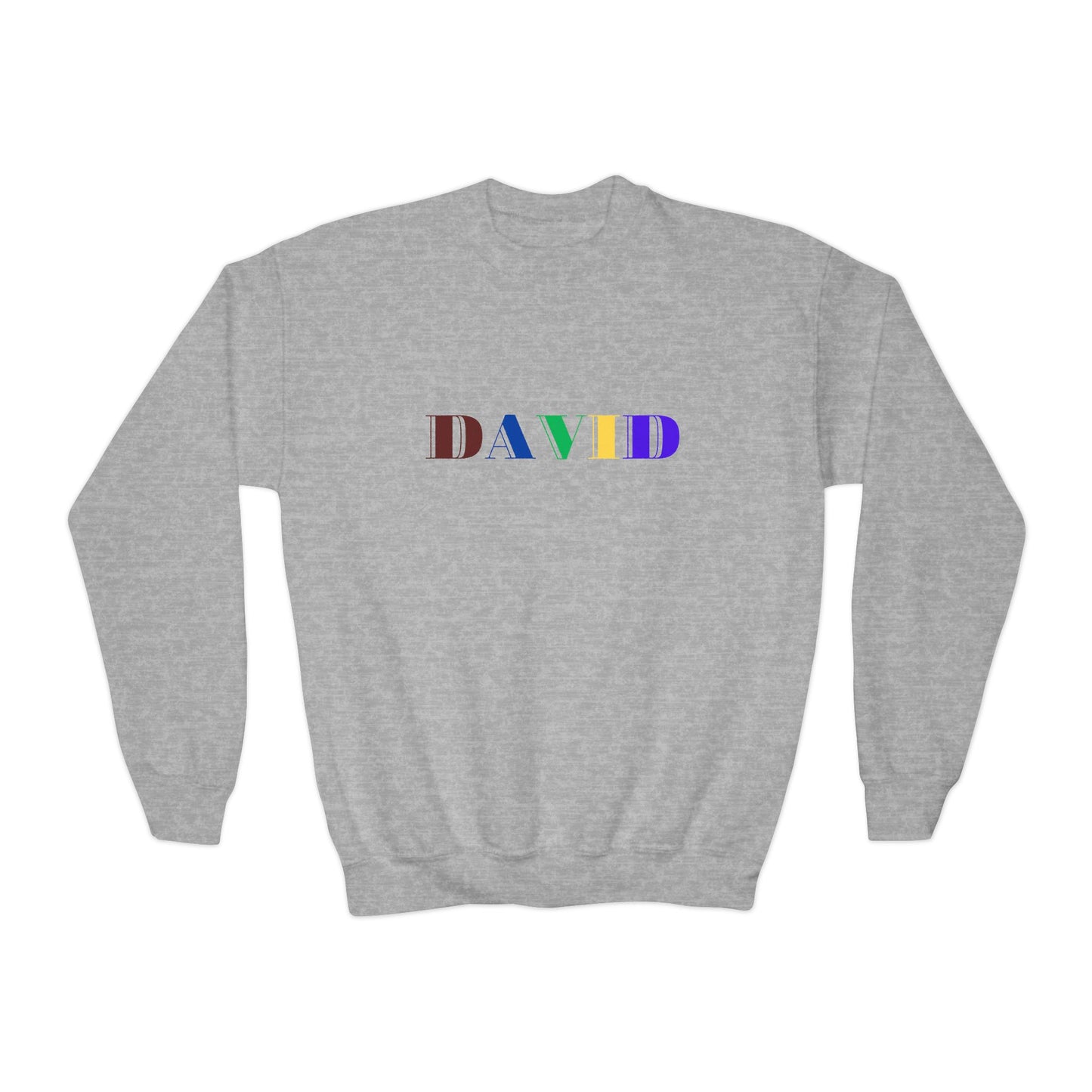 David - Youth Crewneck Sweatshirt