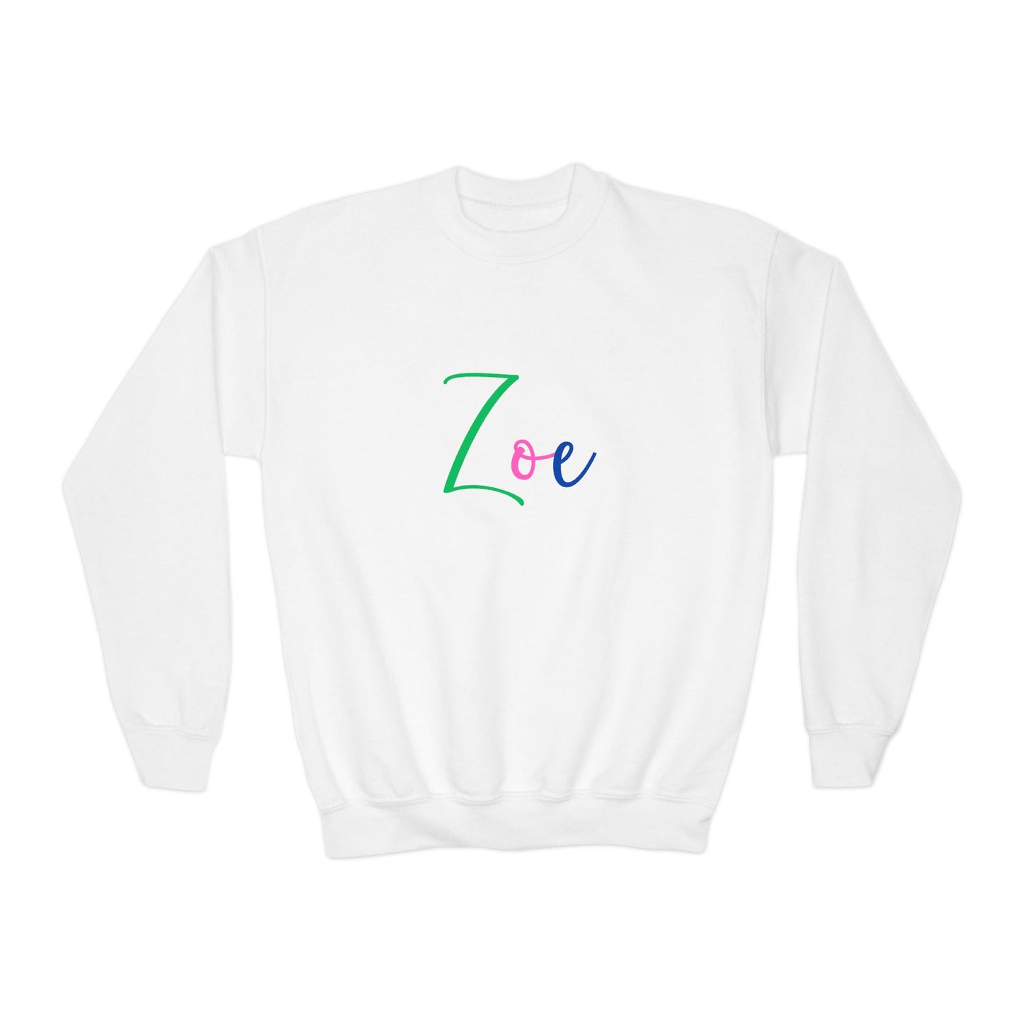 Zoe - Youth Crewneck Sweatshirt