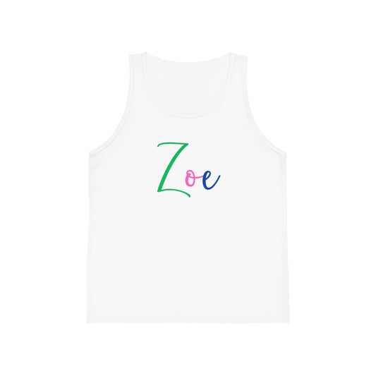 Zoe - Kid's Jersey Tank Top