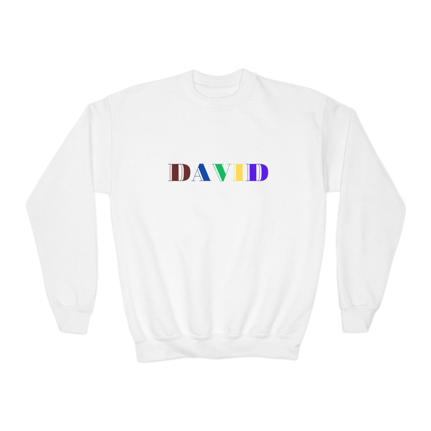 David - Youth Crewneck Sweatshirt