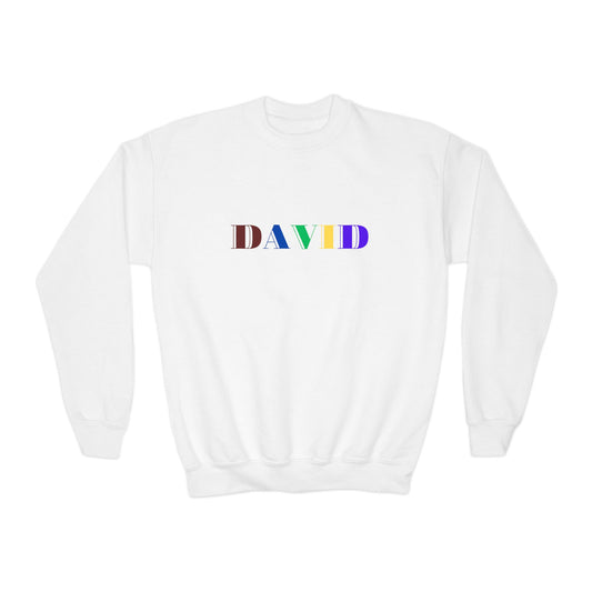 David - Youth Crewneck Sweatshirt