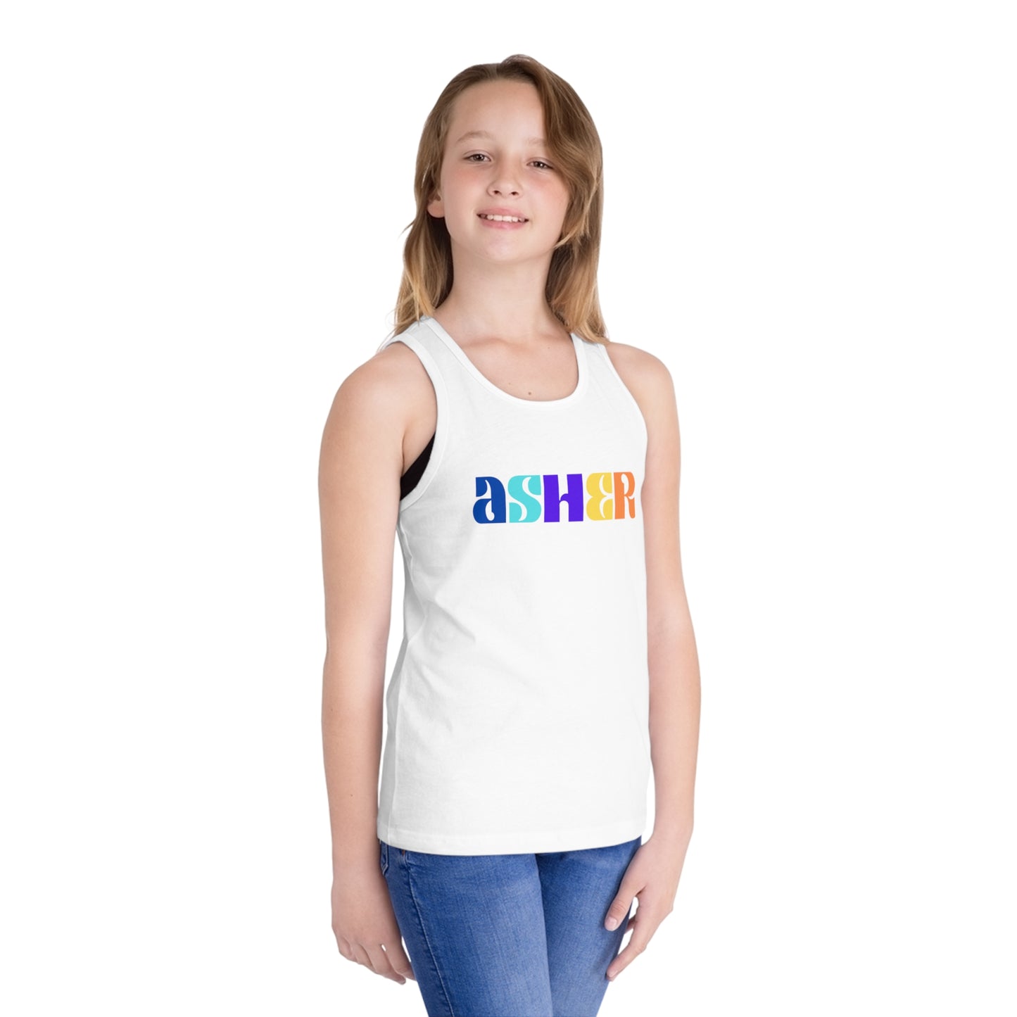 Asher - Kid's Jersey Tank Top