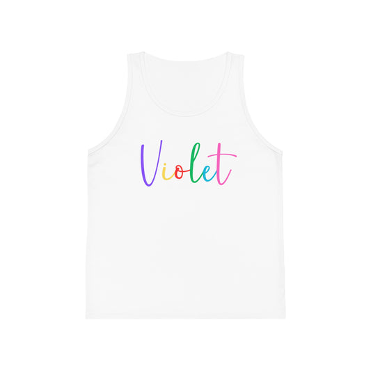 Violet - Kid's Jersey Tank Top