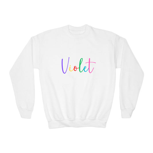 Violet - Youth Crewneck Sweatshirt