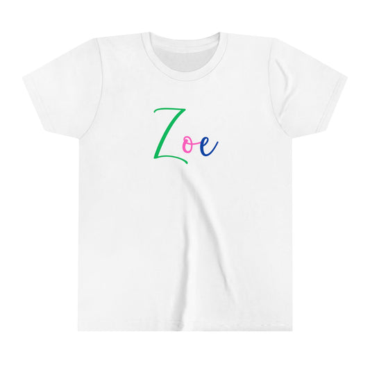 Zoe - Youth Short Sleeve Tee