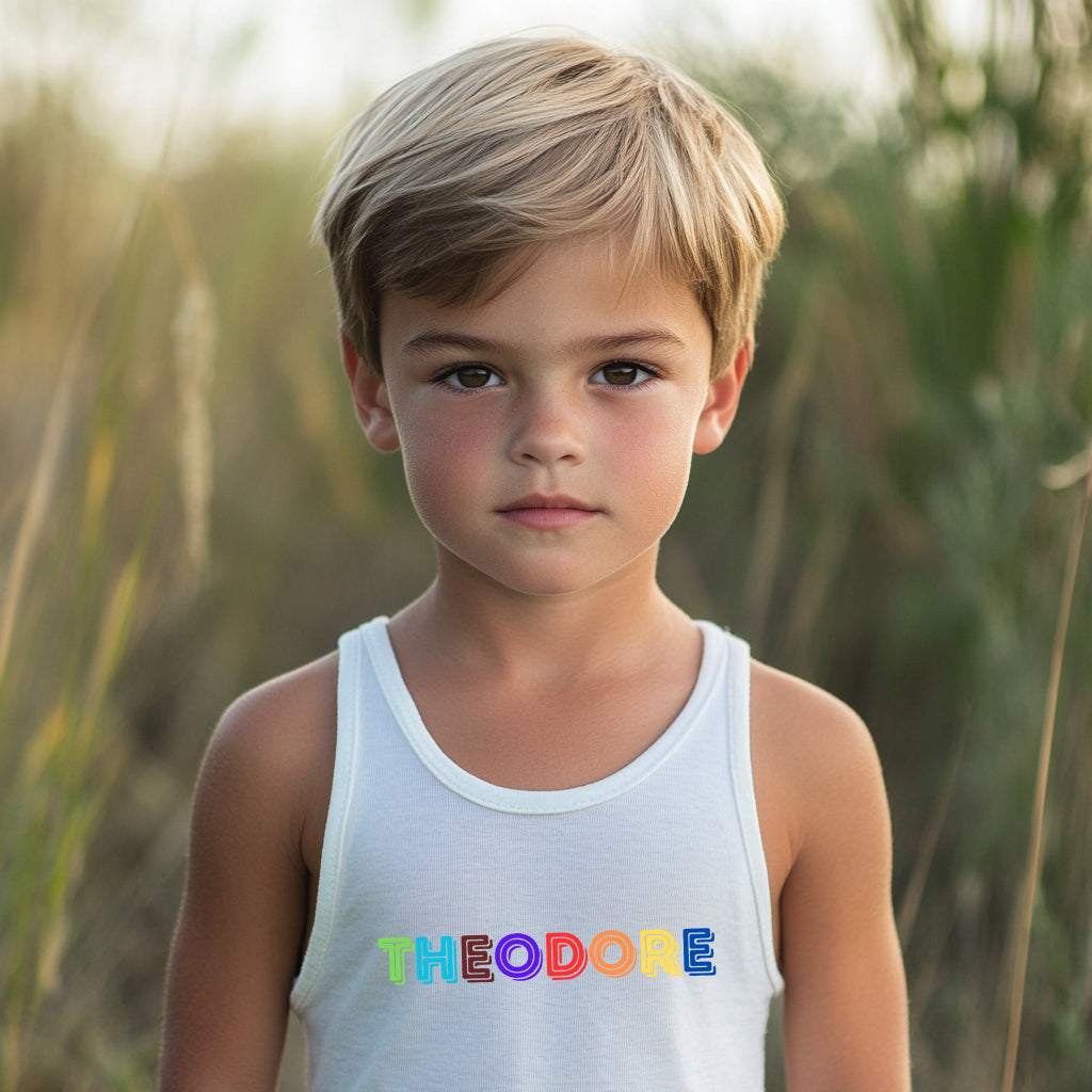 Theodore - Kid's Jersey Tank Top