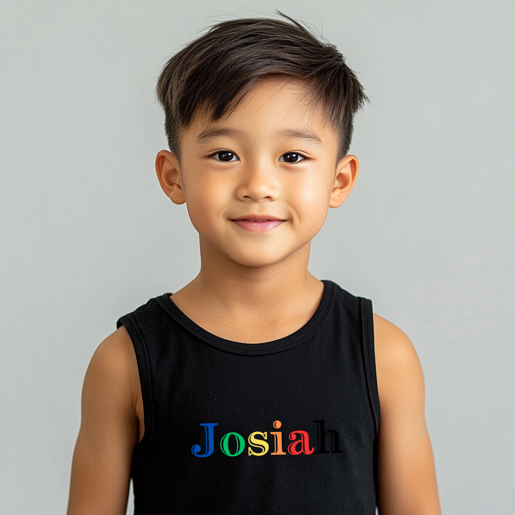 Josiah - Kid's Jersey Tank Top