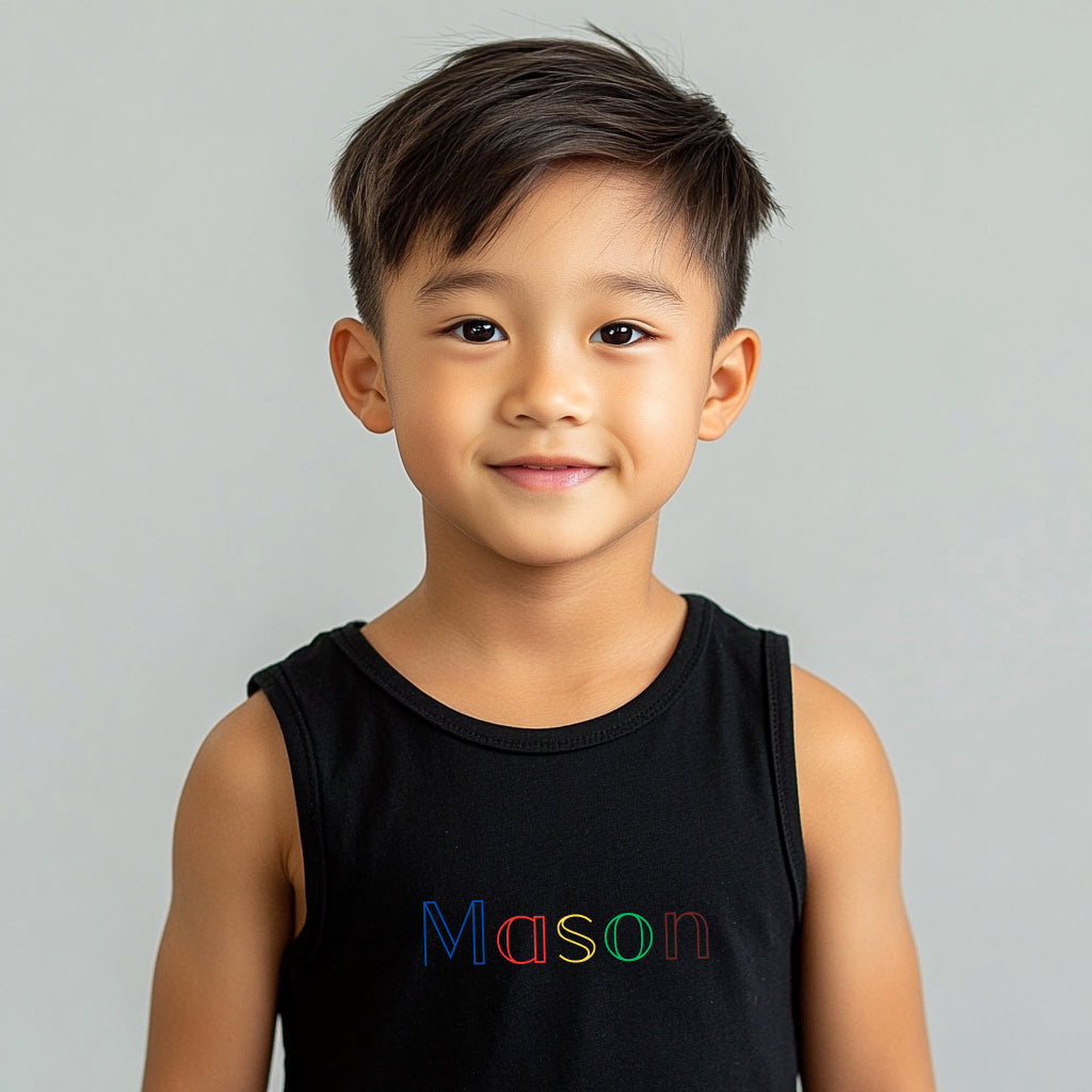 Mason - Kid's Jersey Tank Top