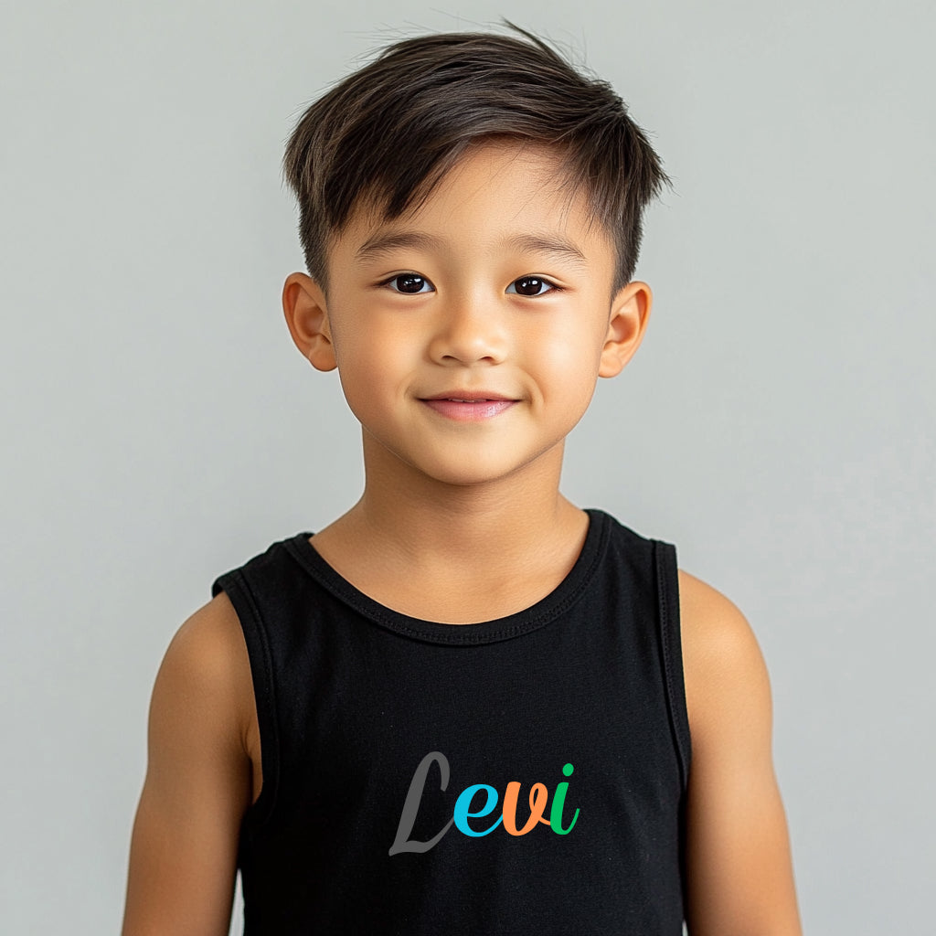 Levi - Kid's Jersey Tank Top