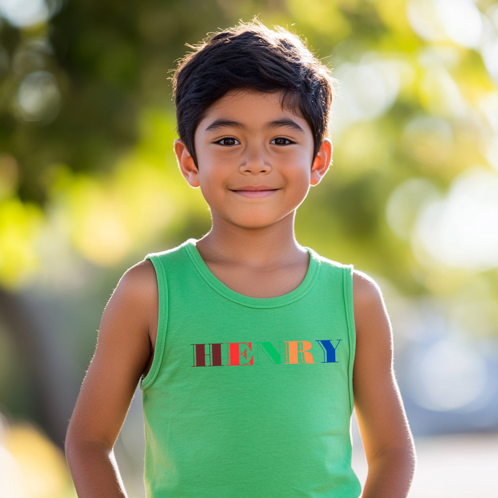 Henry - Kid's Jersey Tank Top