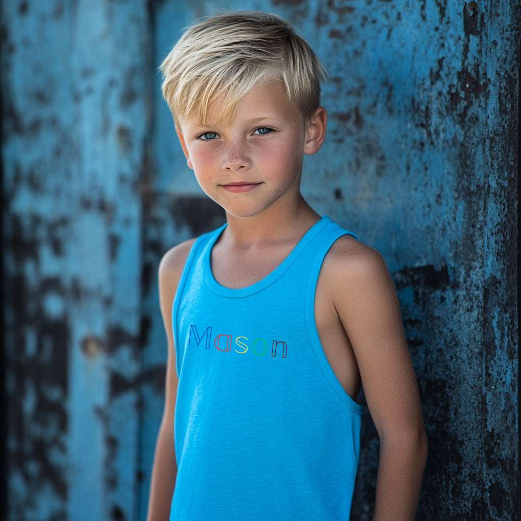 Mason - Kid's Jersey Tank Top