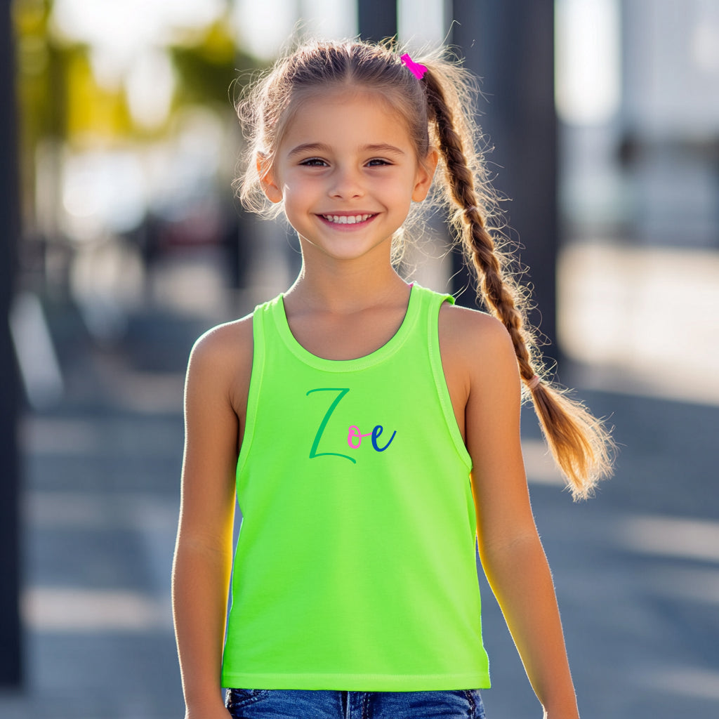 Zoe - Kid's Jersey Tank Top