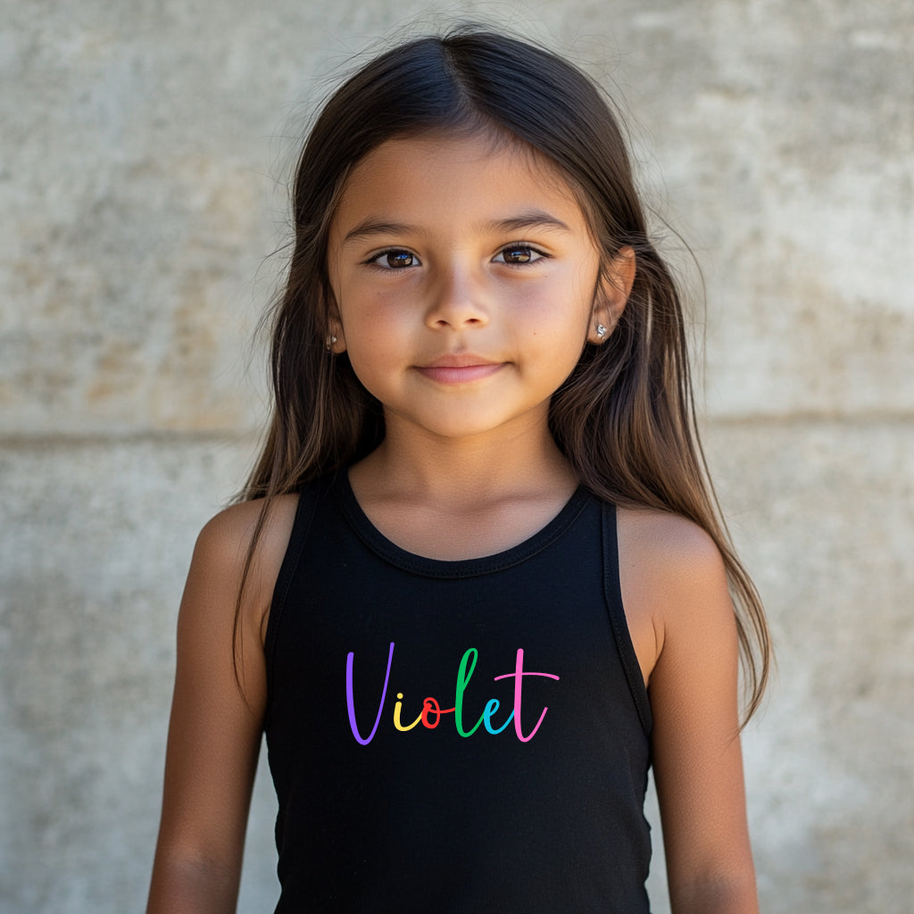 Violet - Kid's Jersey Tank Top