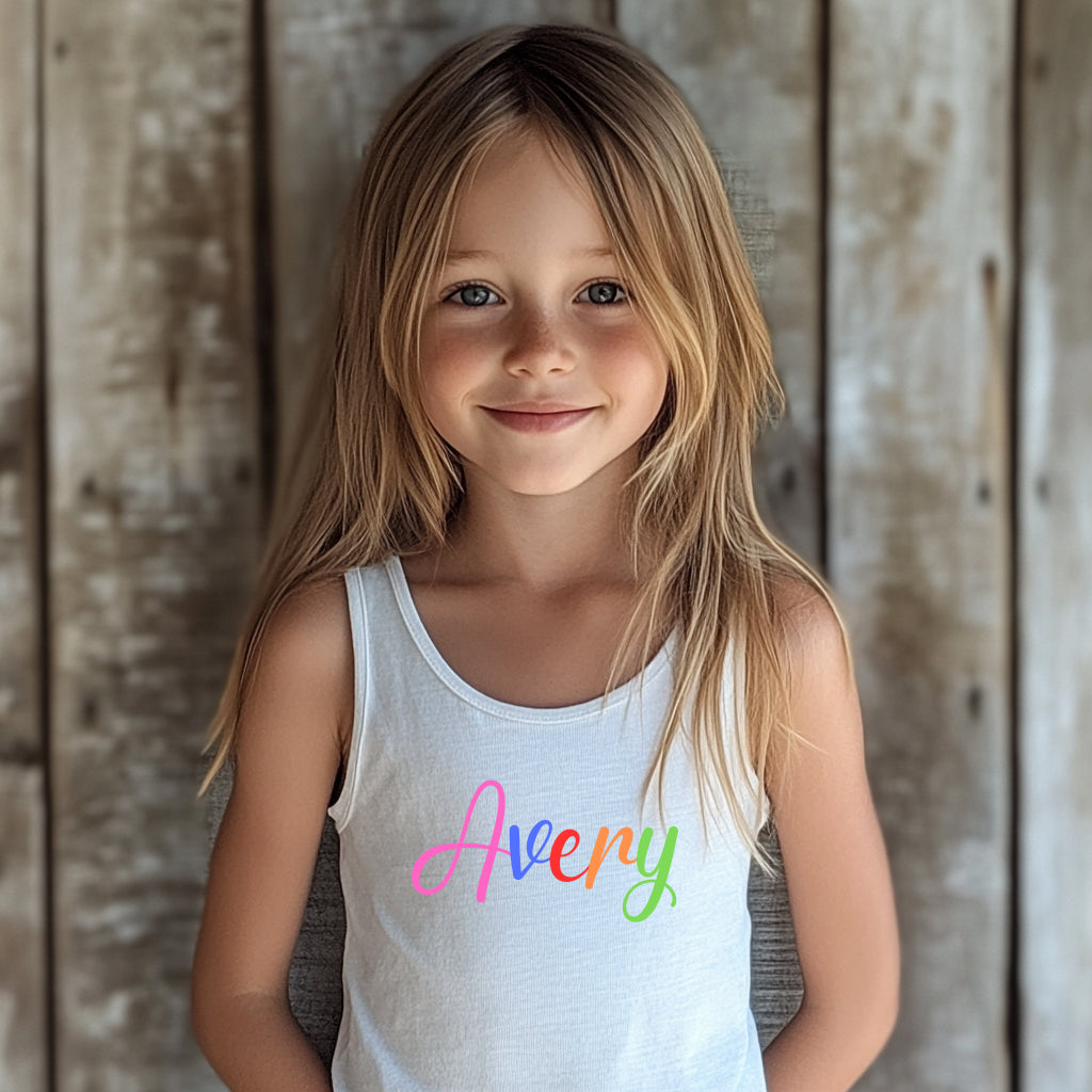 Avery - Kid's Jersey Tank Top