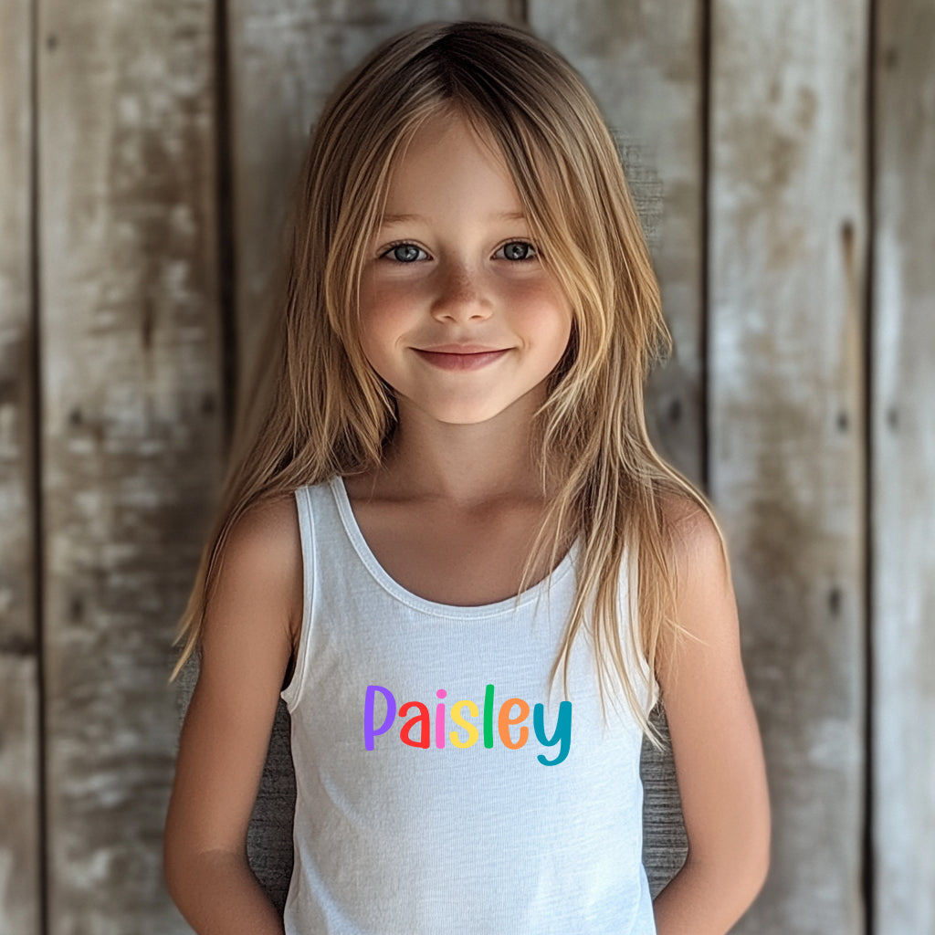 Paisley - Kid's Jersey Tank Top