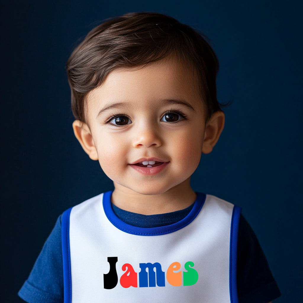 James - Baby Bib