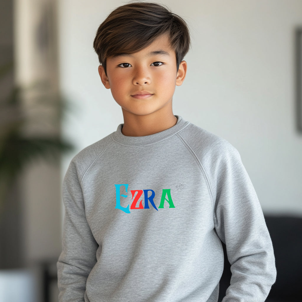 Ezra - Youth Crewneck Sweatshirt