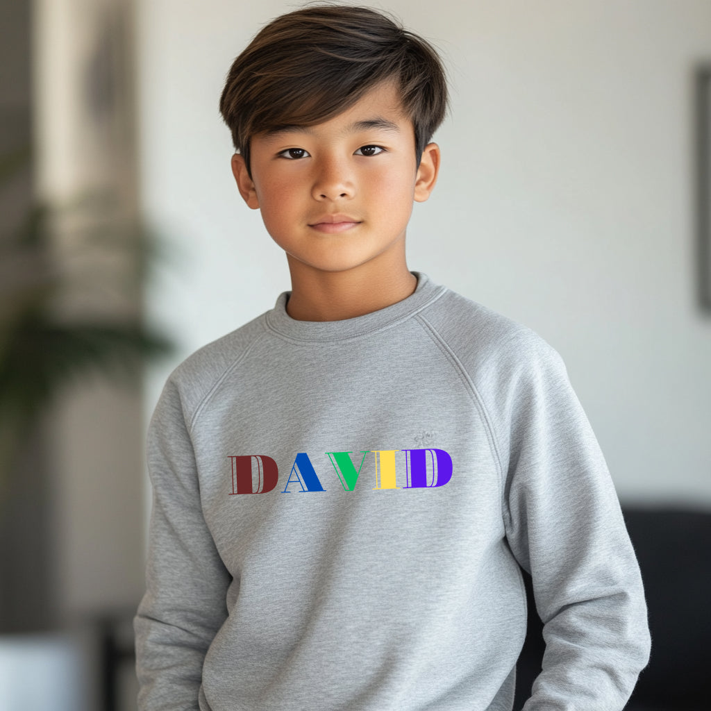 David - Youth Crewneck Sweatshirt