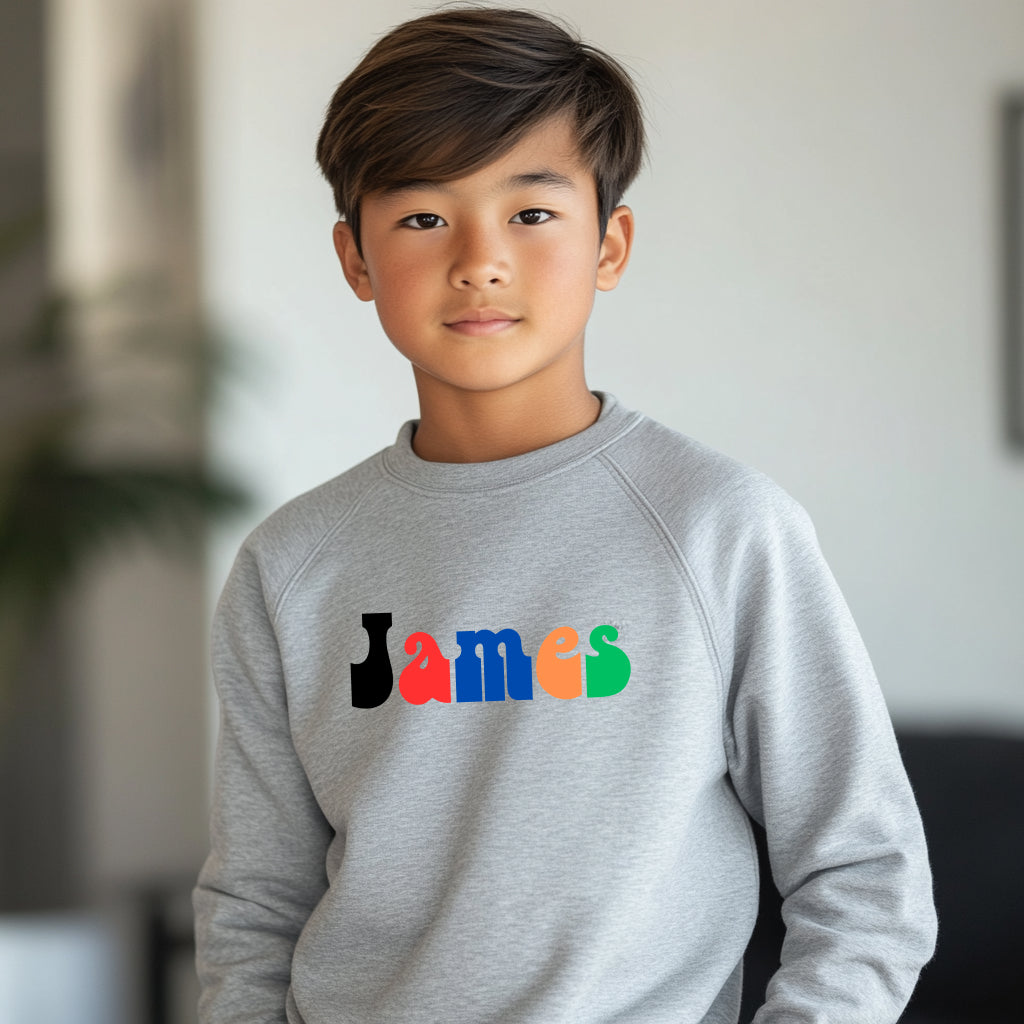 James - Youth Crewneck Sweatshirt