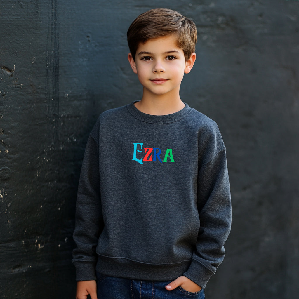 Ezra - Youth Crewneck Sweatshirt