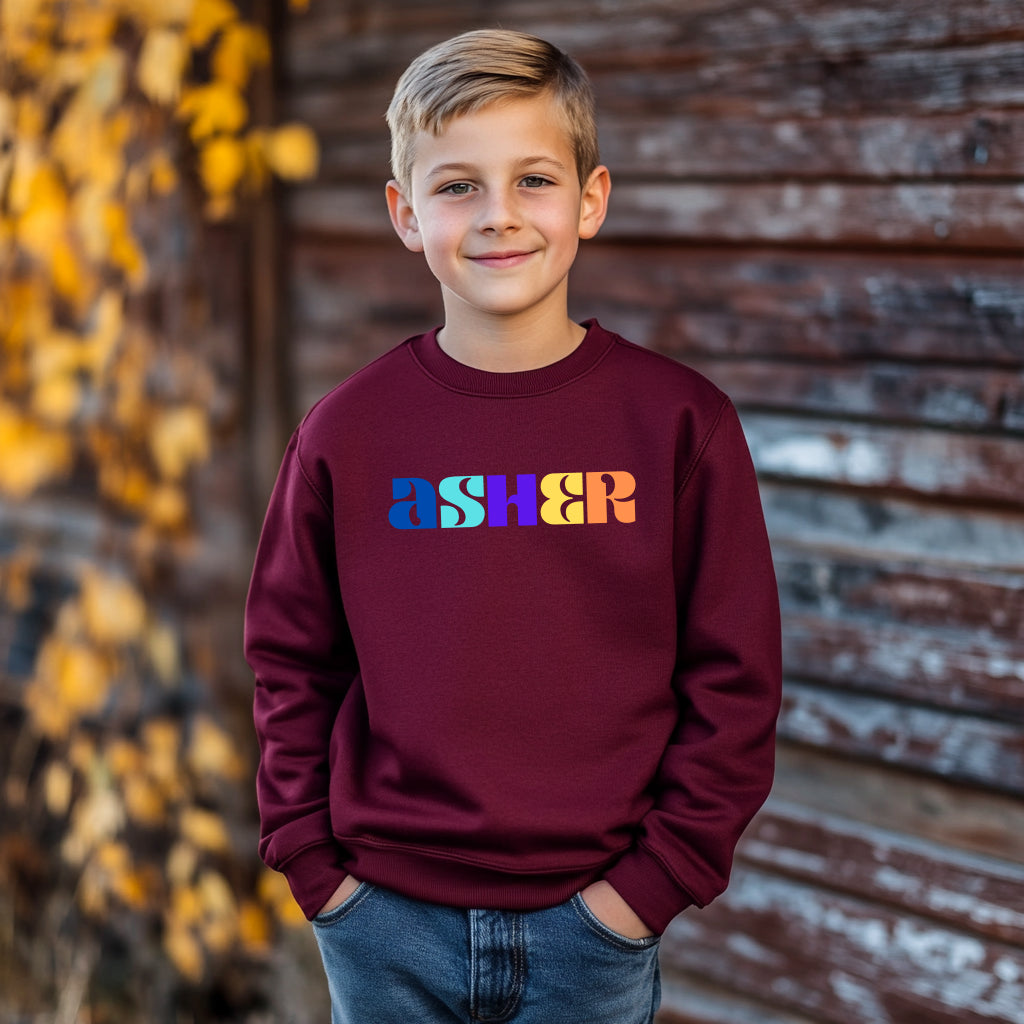 Asher - Youth Crewneck Sweatshirt