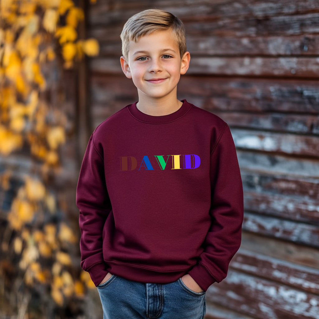 David - Youth Crewneck Sweatshirt