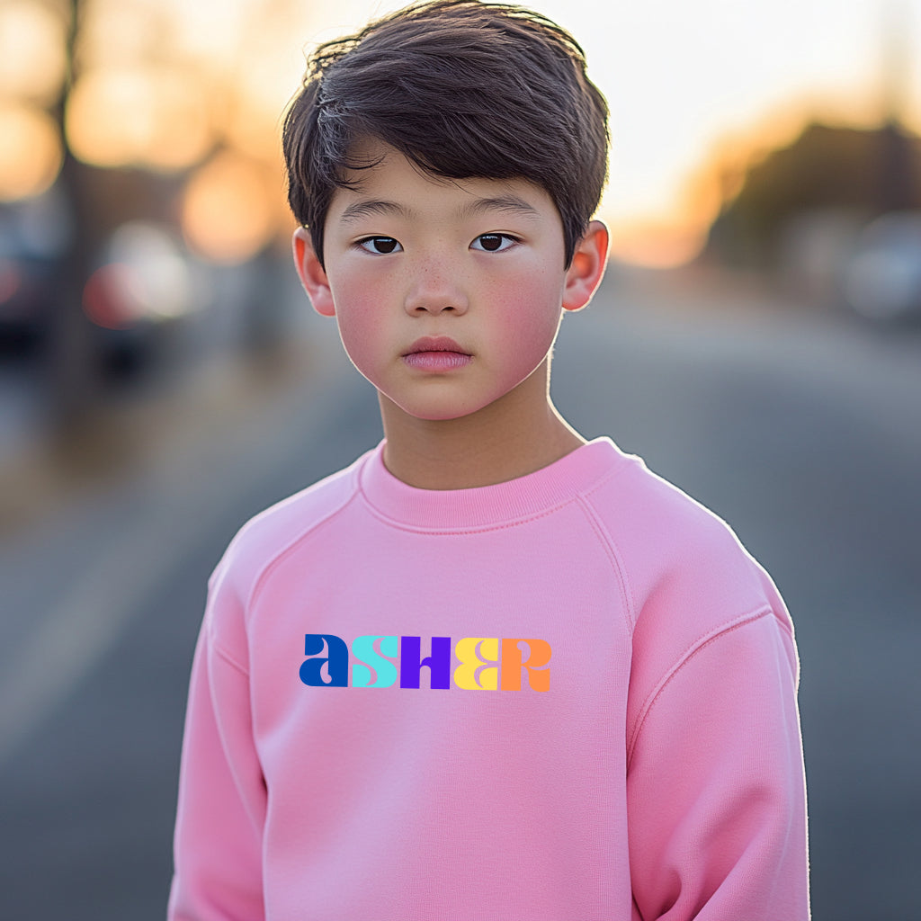 Asher - Youth Crewneck Sweatshirt